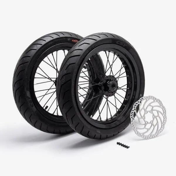 Sur-Ron Light Bee Supermoto Wheel Kit Sur-Ron Light Bee Supermoto Wheel Kit – Performance Upgrade (MODS Edition)